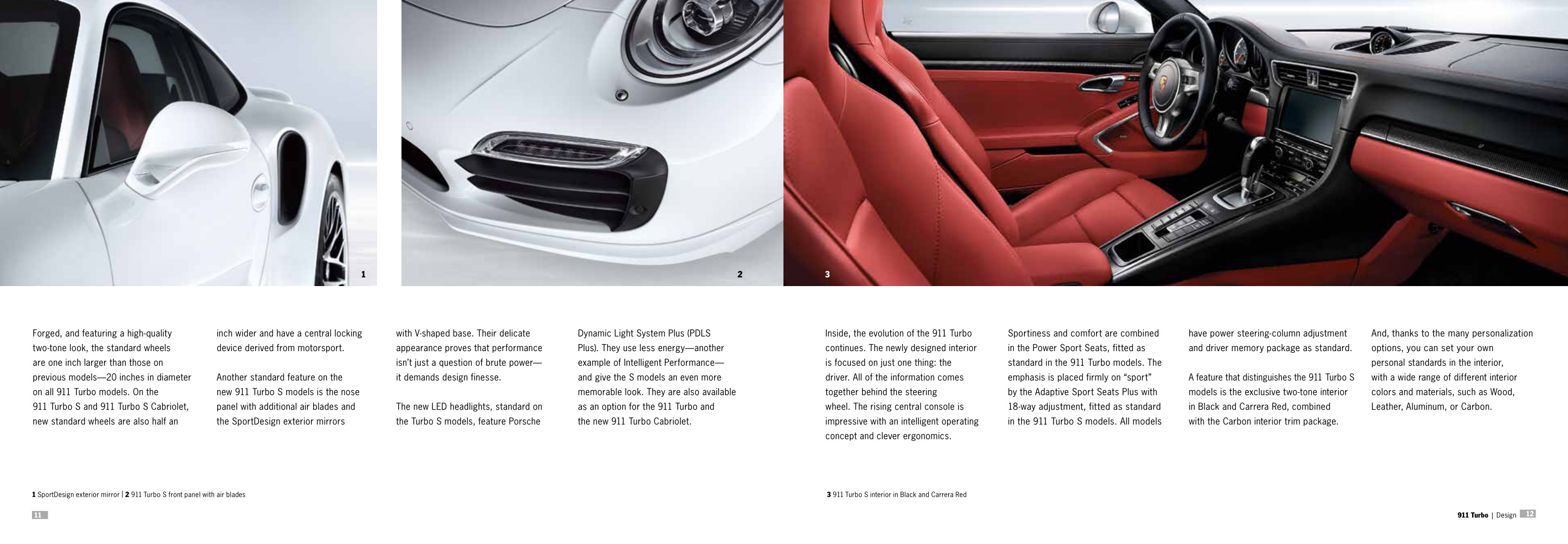 2014 Porsche 911 Turbo Brochure Page 17